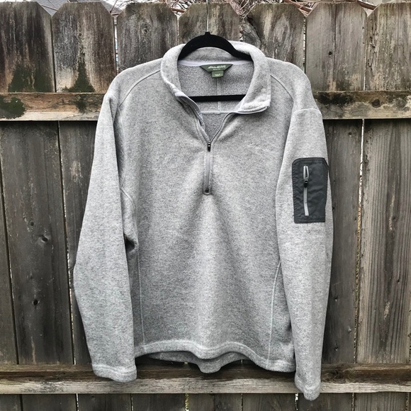 Eddie Bauer Pullover Half Zip Fleece Size XL (O)